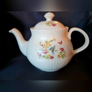 Vintage Teapot Wicklow Vale Ireland teapot with floral design